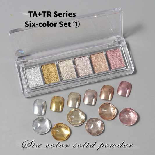 Solid Mirror Chrome Powder Set