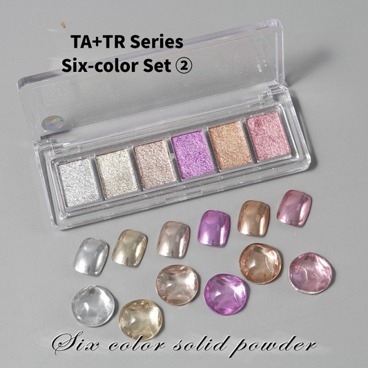 Solid Mirror Chrome Powder Set