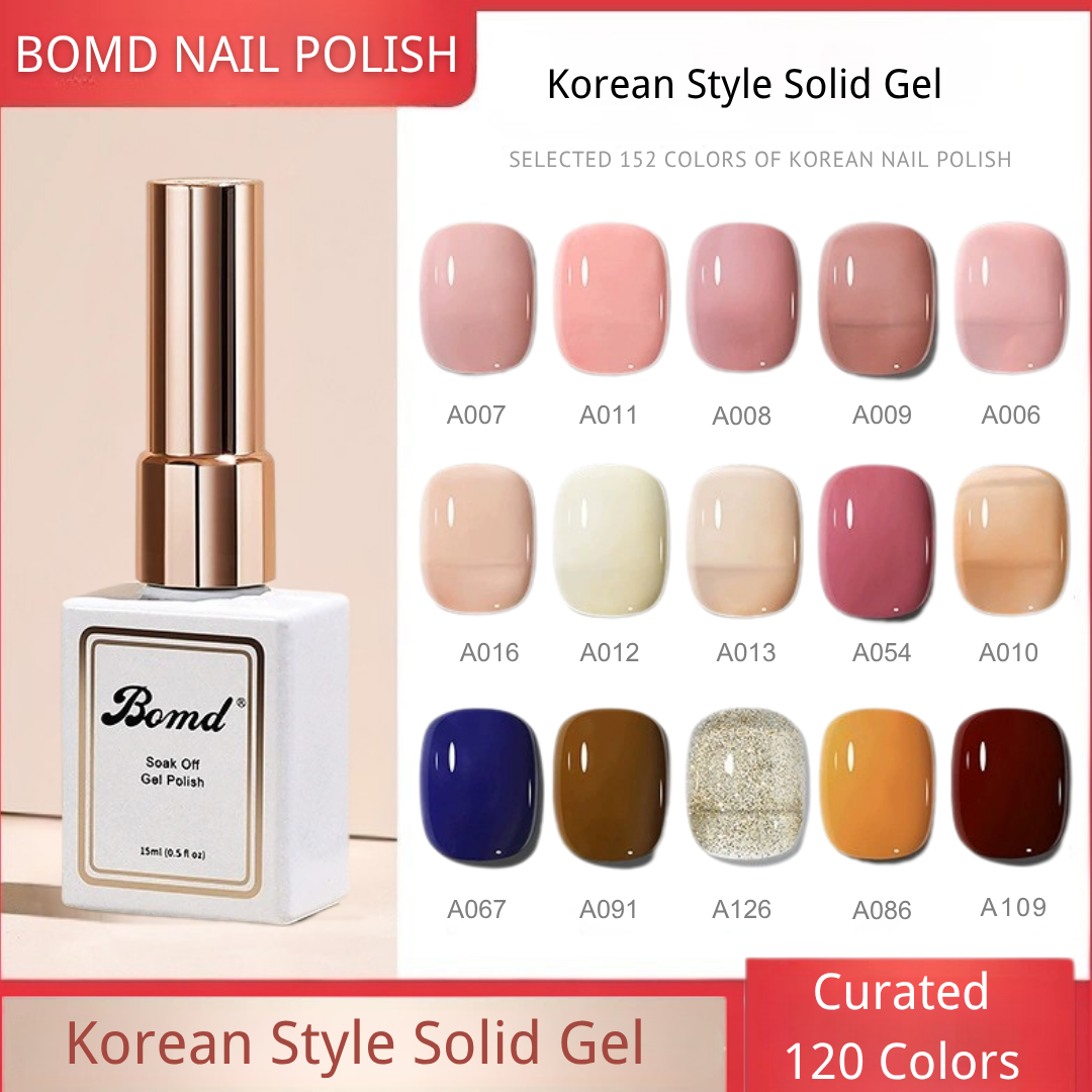 BOMD 120 Colors Gel Polish Large Salon Set - Individual Bottle