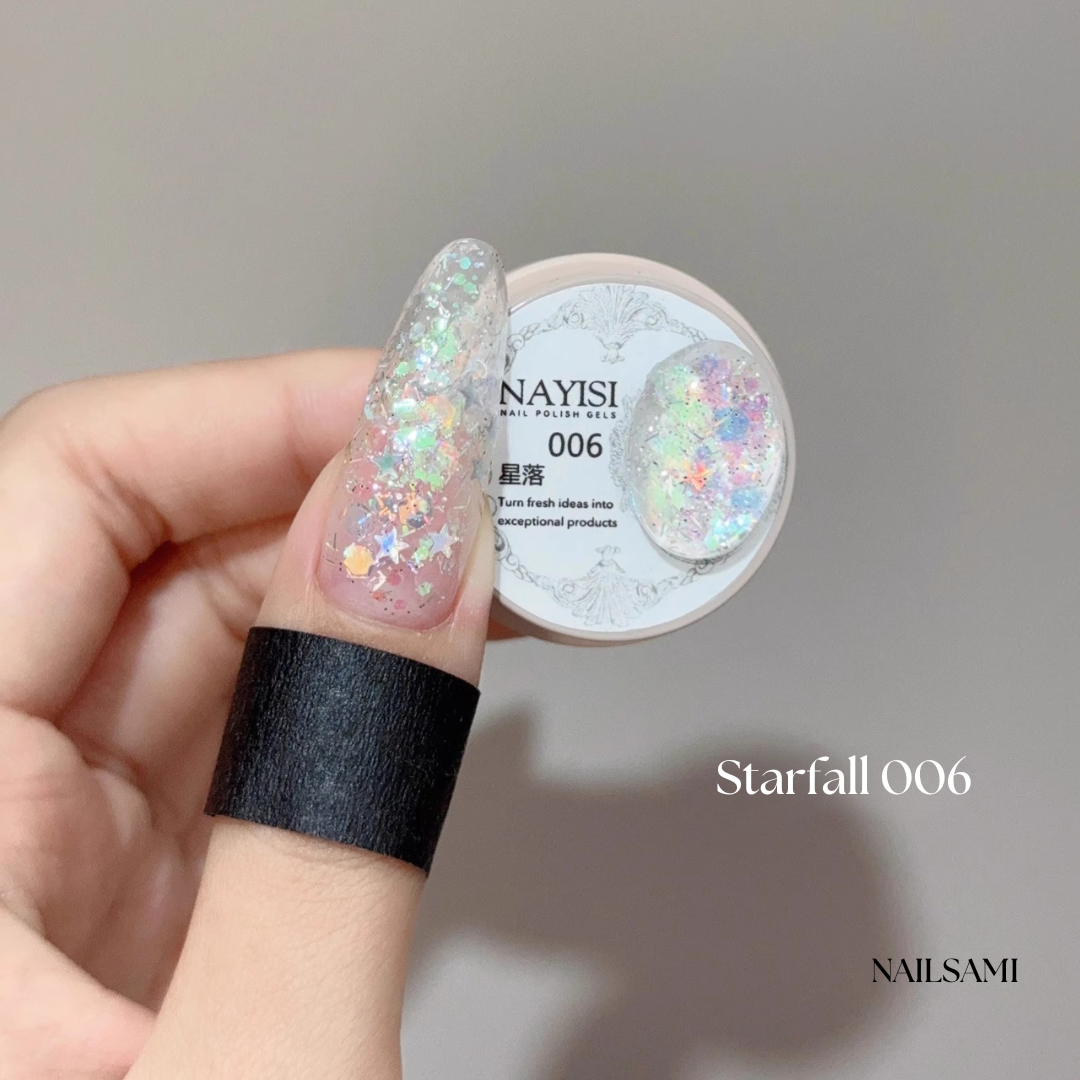 Nayisi Korean luxury Gemstone Glitter Gel Set