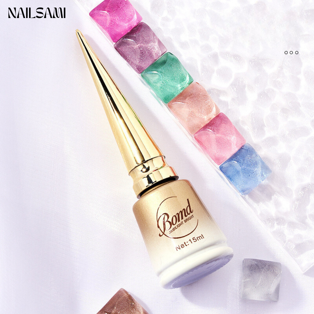 BOMD Crystal Shimmer Cat Eye Gel Polish