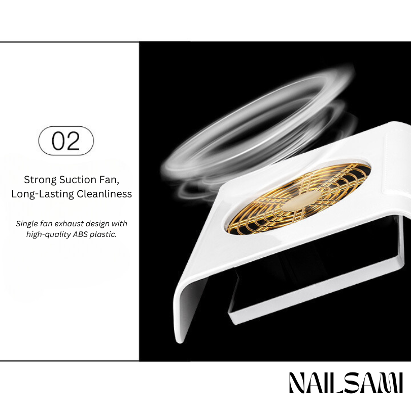 Professional Nail Dust Collector with Hand Rest