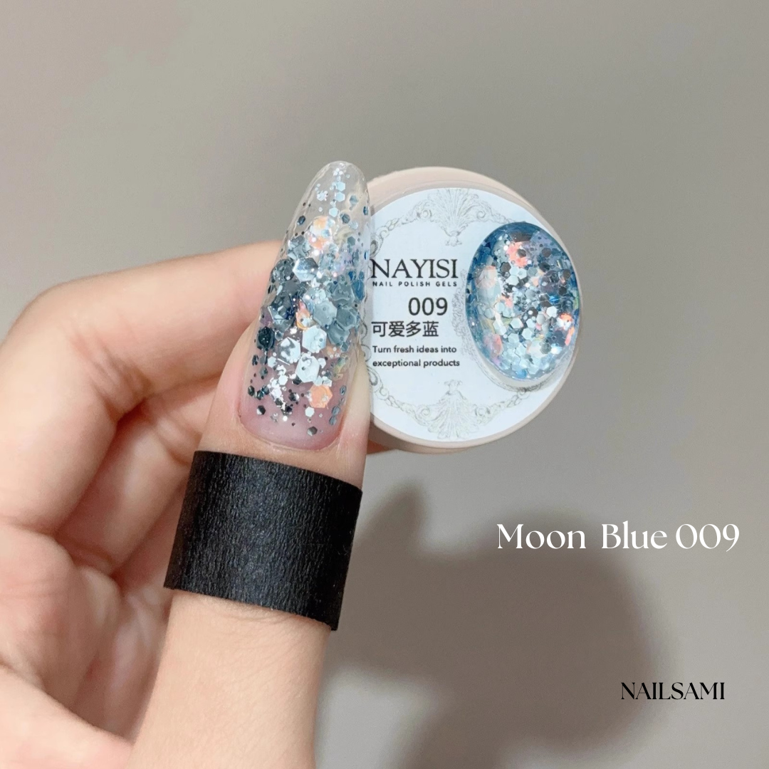 Nayisi Korean luxury Gemstone Glitter Gel Set