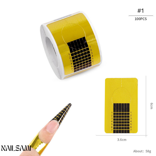 Professional Nail Forms for Polygel & Acrylic Sculping Forms
