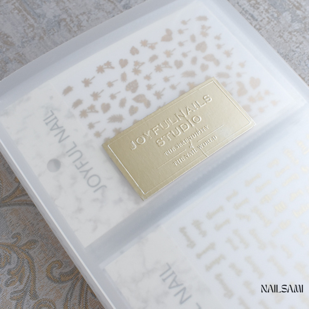 Japanese-Style Nail Sticker Storage Album