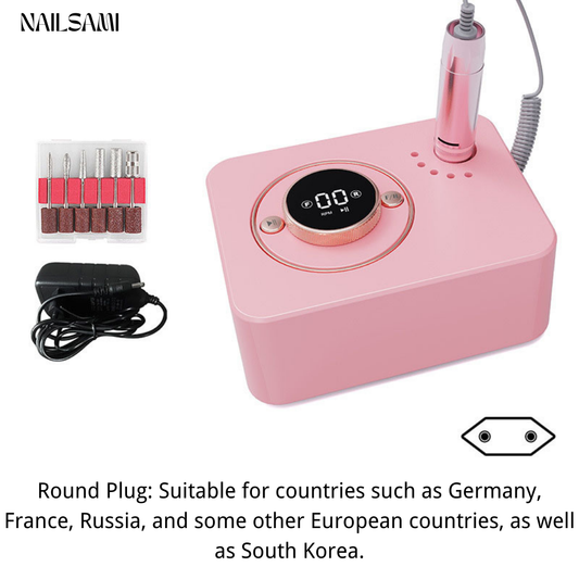 Nail Drill Machine Set at Home – Rechargeable