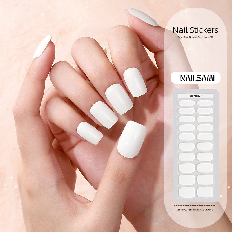 Pure Perfection | Semi Cured Gel Nail Sticker Kit
