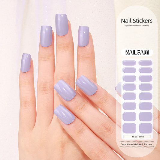 Lavender Dreams | Semi Cured Gel Nail Sticker Kit