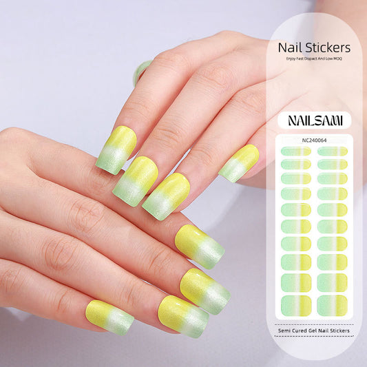 Lemon Zest | Semi Cured Gel Nail Sticker Kit