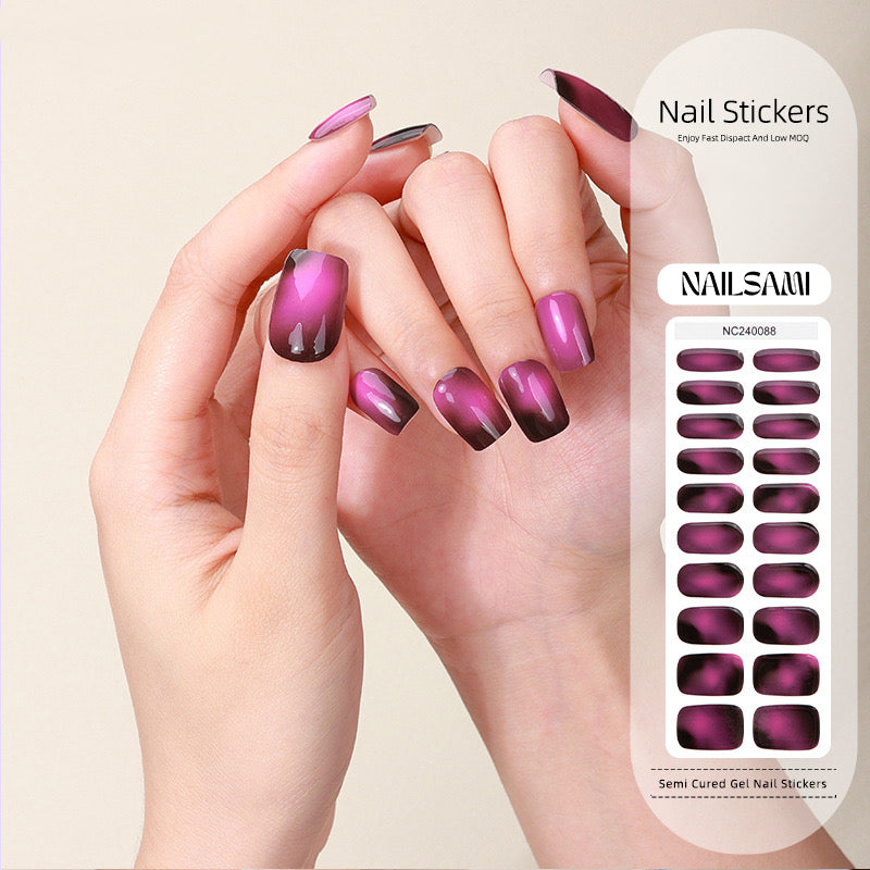 Berry | Semi Cured Gel Nail Sticker Kit