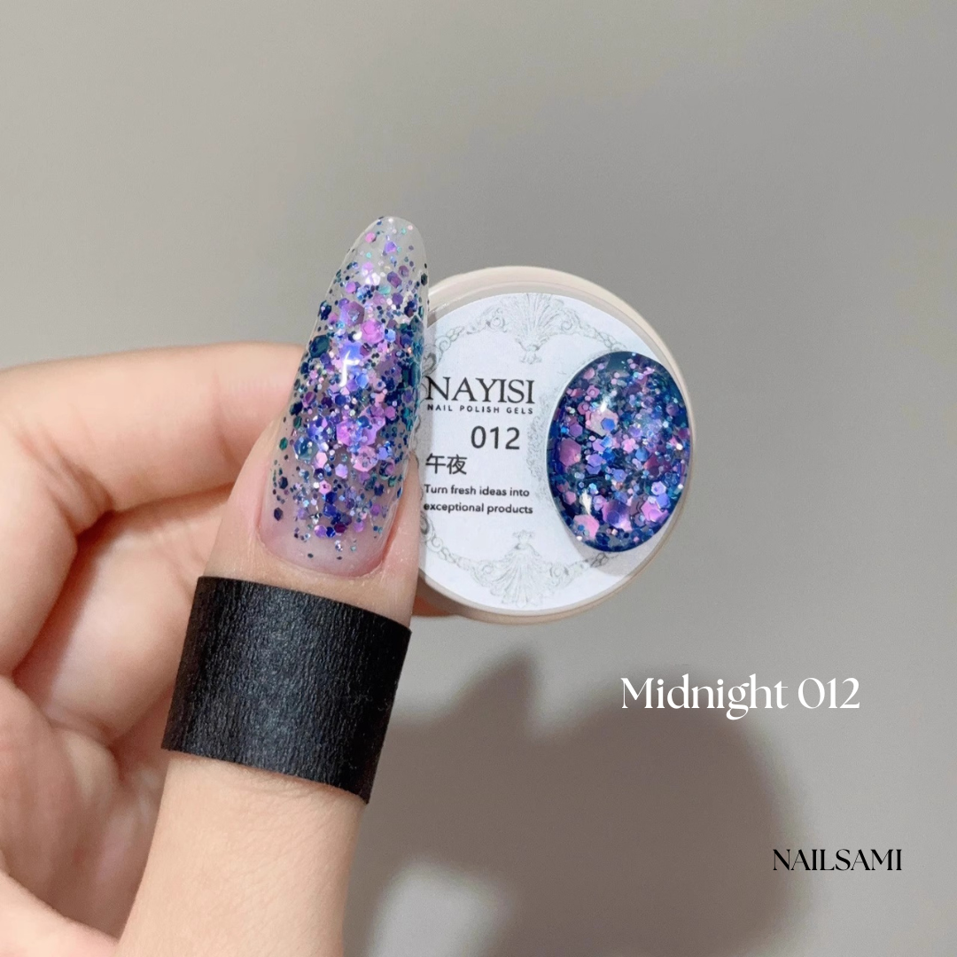 Nayisi Korean luxury Gemstone Glitter Gel Set