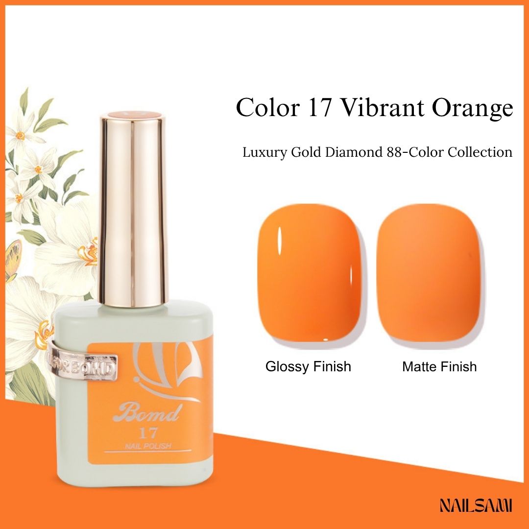 BOMD 88-Color Lux Gel Polish - Individual Bottle
