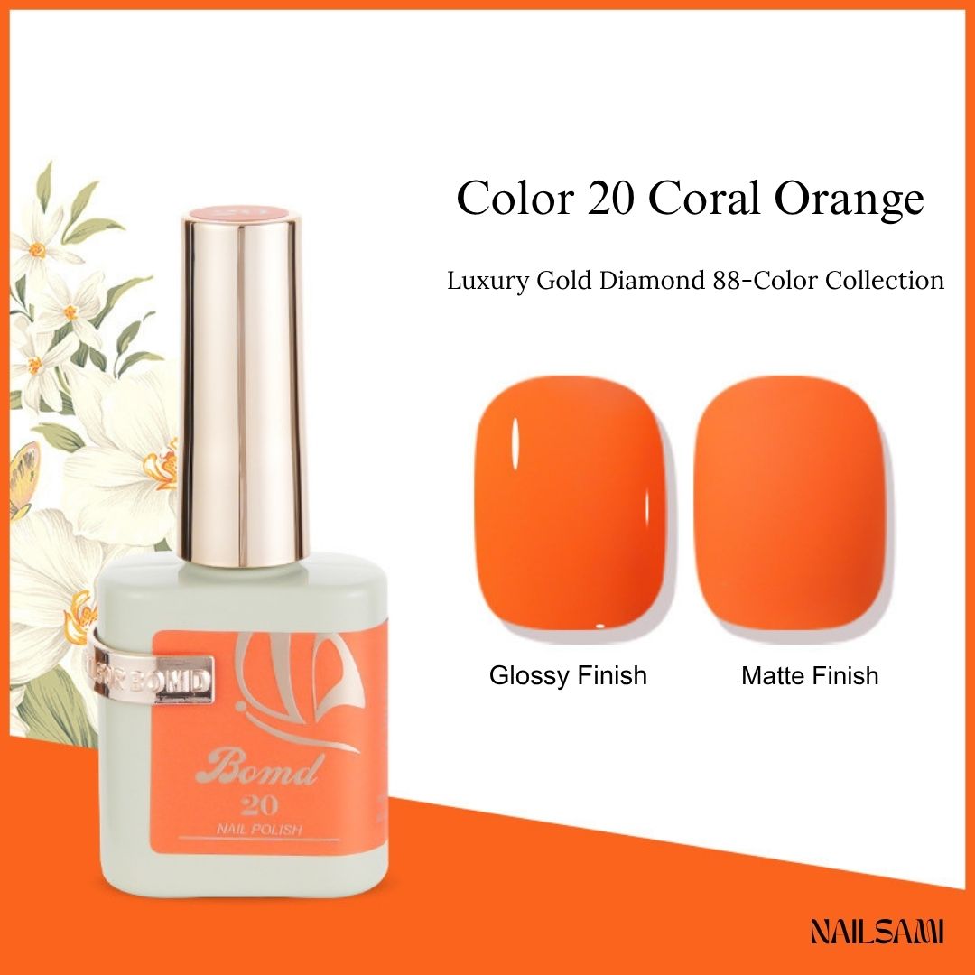 BOMD 88-Color Lux Gel Polish - Individual Bottle