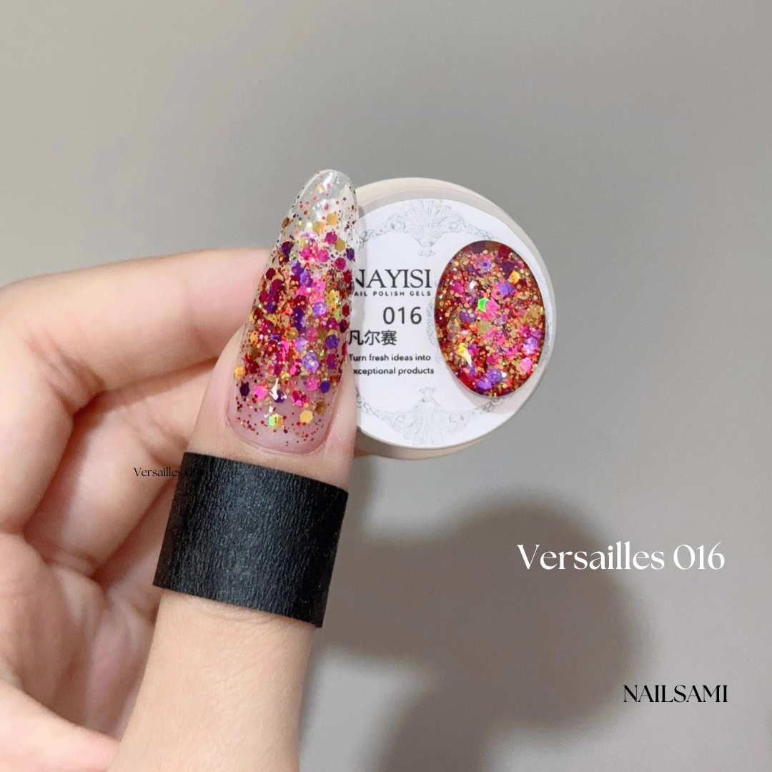 Nayisi Korean luxury Gemstone Glitter Gel Set