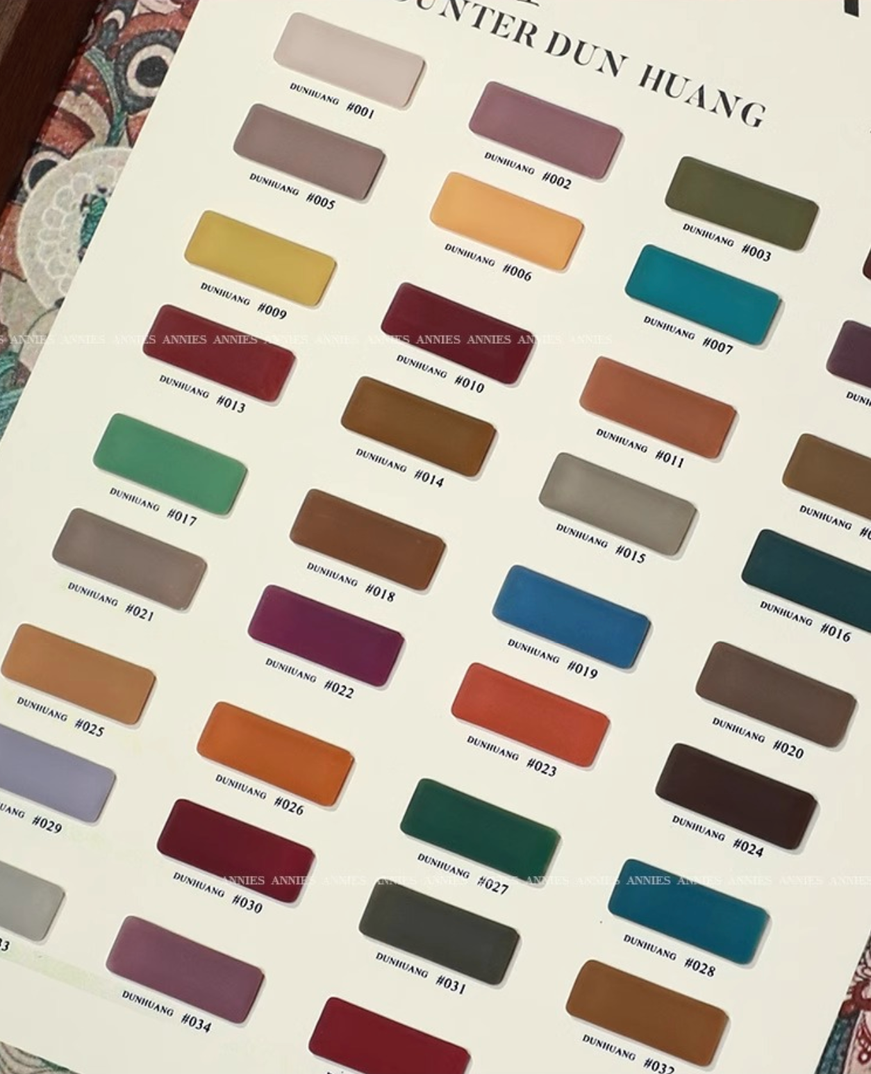 ANNIES Encounter Dunhuang 36 Color Gel Polish Set