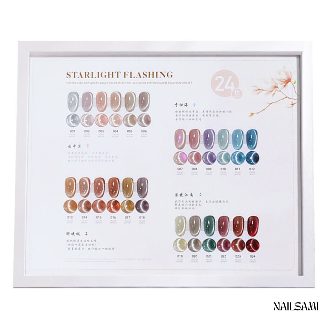 YunZuan Crystal Glass Cat Eye Gel