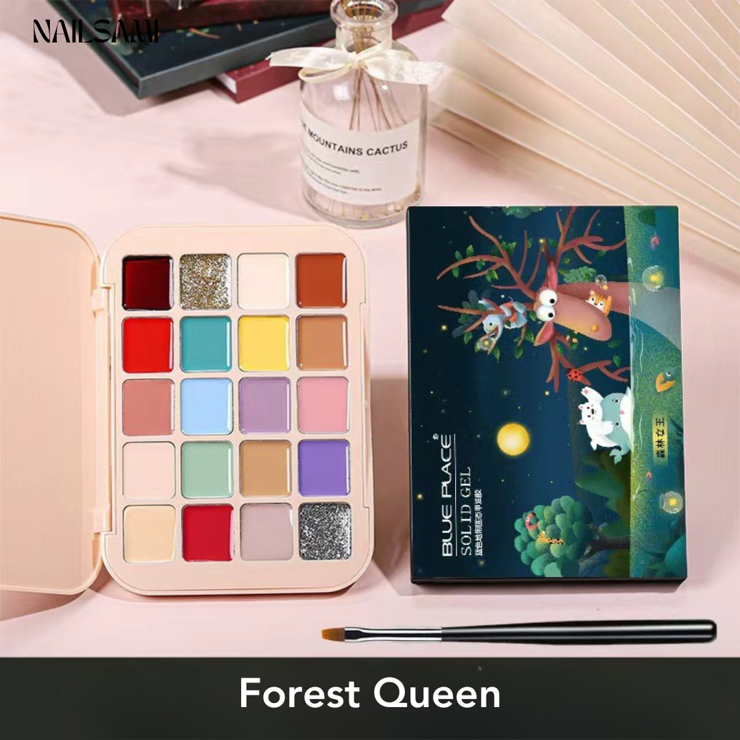 Macaron Solid Nail Gel Forest Serie