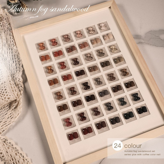 24 Color Autumn Gel Polish Set