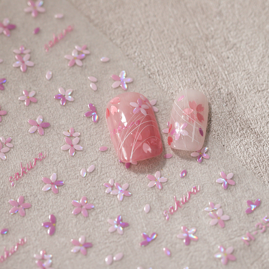 Sakura Blossom Nail Stickers Fulfilled by NAILSAMI