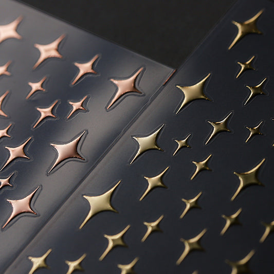 Holographic Star Nail Stickers Fulfilled by NAILSAMI