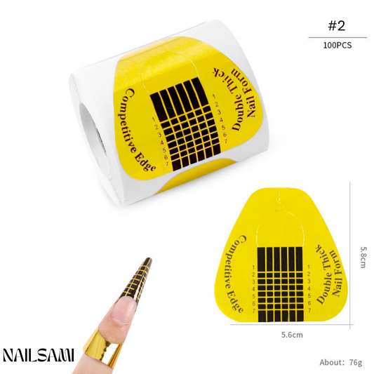 Professional Nail Forms for Polygel & Acrylic Sculping Forms