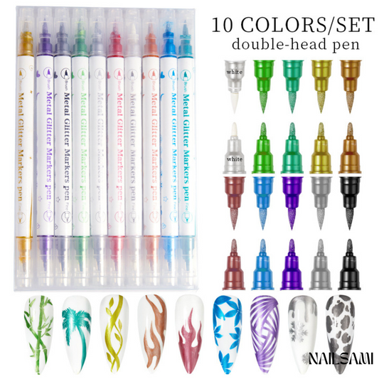 Nail Art Pen Set – Fine Line Detailing & DIY Manicure Designn