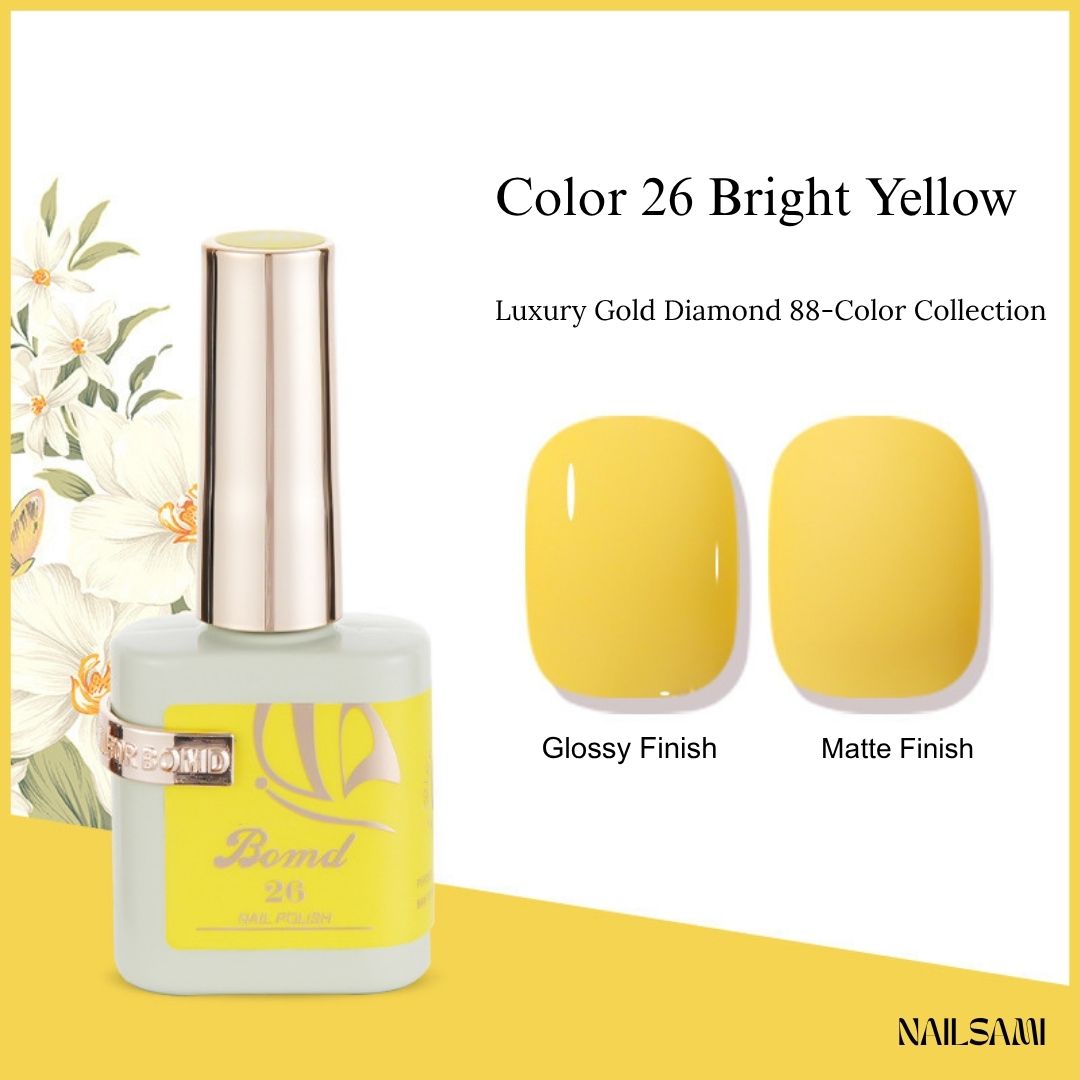 BOMD 88-Color Lux Gel Polish - Individual Bottle