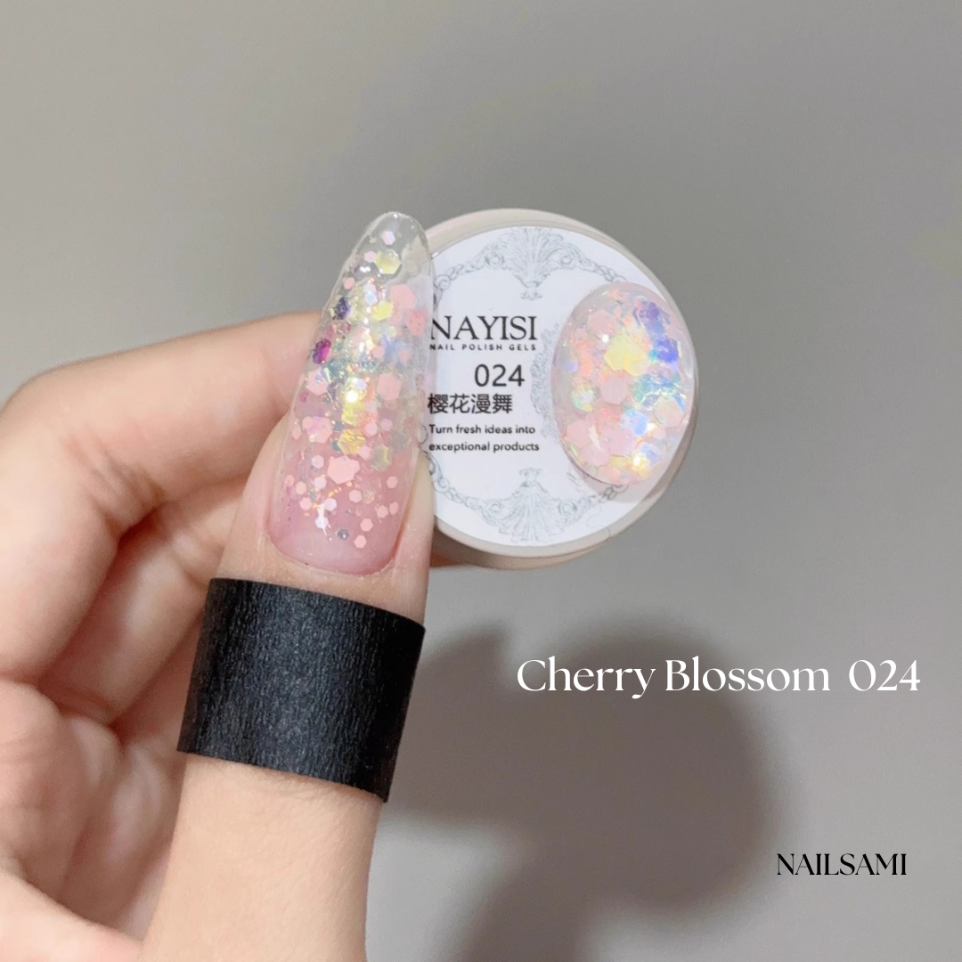 Nayisi Korean luxury Gemstone Glitter Gel Set
