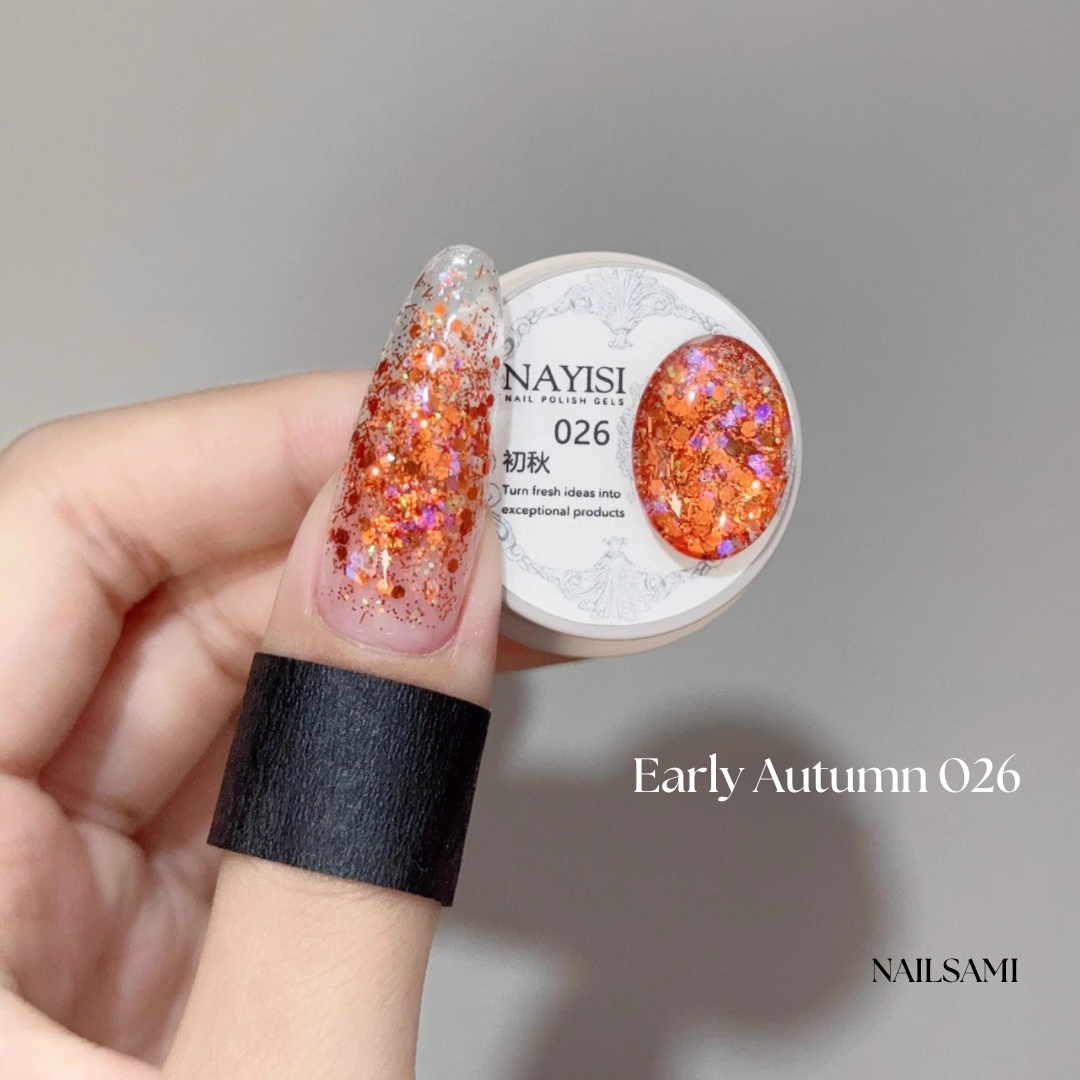 Nayisi Korean luxury Gemstone Glitter Gel Set