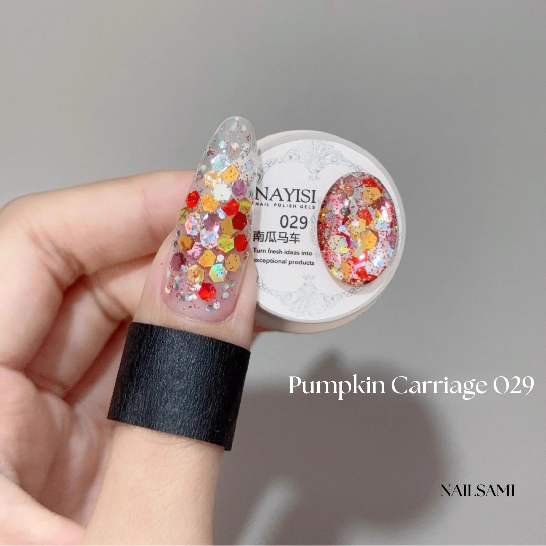 Nayisi Korean luxury Gemstone Glitter Gel Set