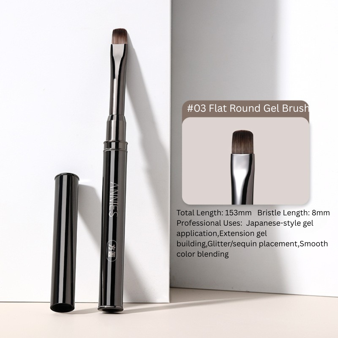 Japanese Nail Brush Set with Cap