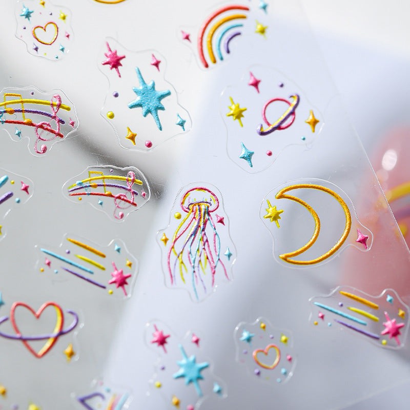 3D Whimsical Nail Stickers Fulfilled by NAILSAMI