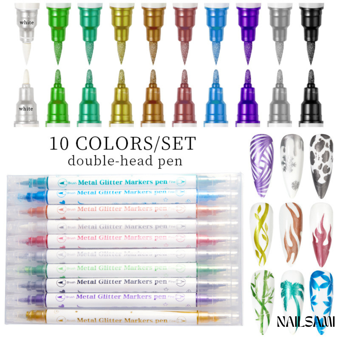 Nail Art Pen Set – Fine Line Detailing & DIY Manicure Designn
