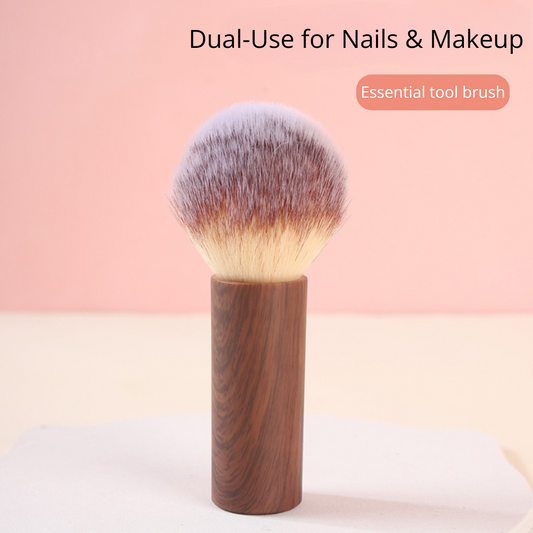 Short-Handle Nail Dust Brush – Fluffy & Precise