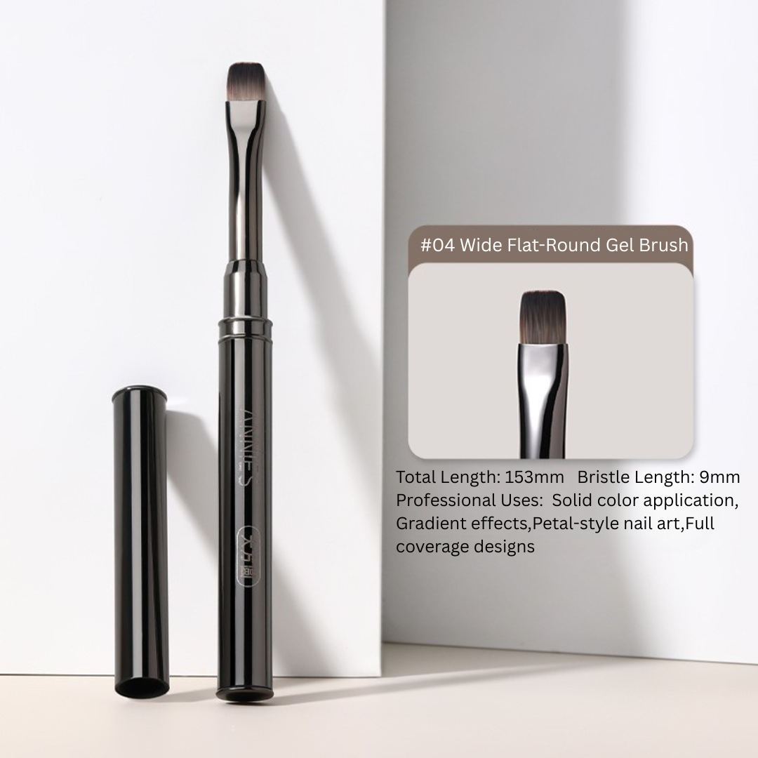 Japanese Nail Brush Set with Cap