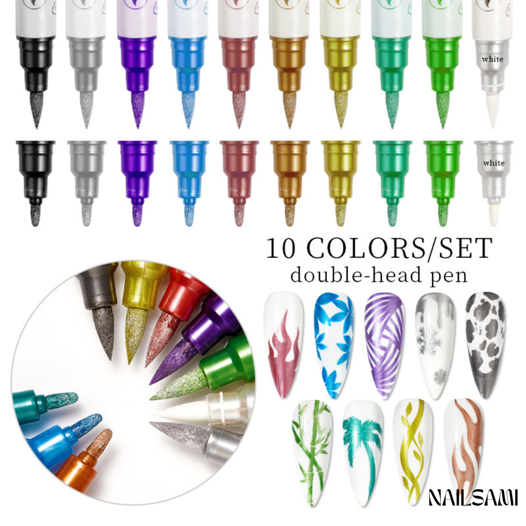 Nail Art Pen Set – Fine Line Detailing & DIY Manicure Designn