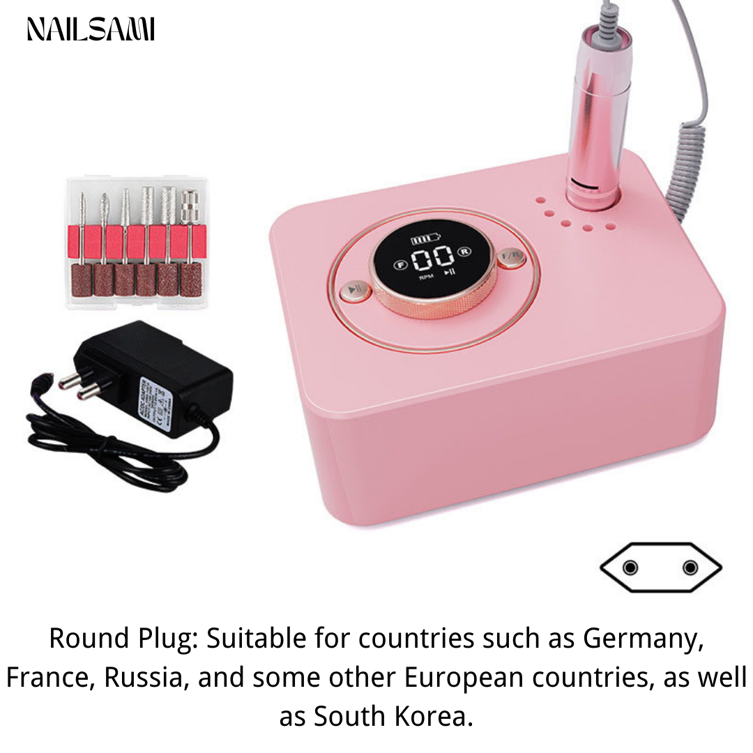 Nail Drill Machine Set at Home – Rechargeable