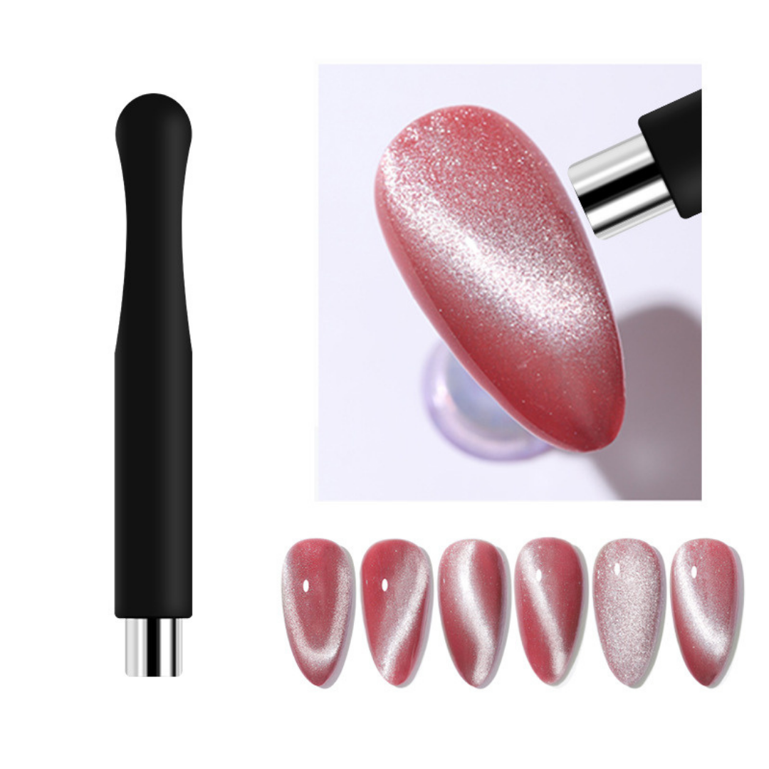 Magnetic Cat-Eye Nail Tool: Enhance your manicure with captivating cat-eye effects using this specialized magnet tool.