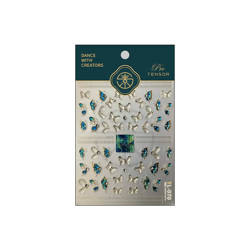 5D Holographic Butterfly Nail Stickers Fulfilled by NAILSAMI