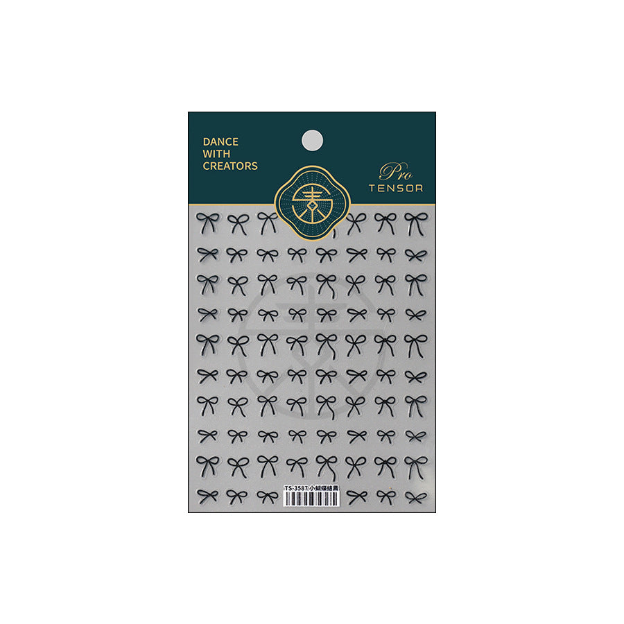 Charming Bow Nail Stickers Fulfilled by NAILSAMI