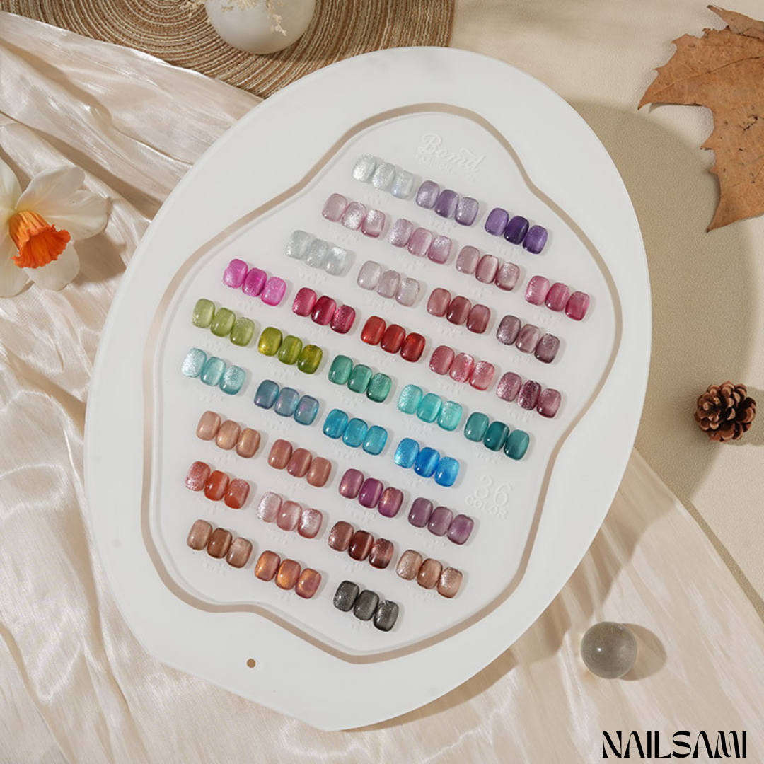 BOMD Galaxy Glimmer Cat Eye Gel Polish – 36 Color Professional Set