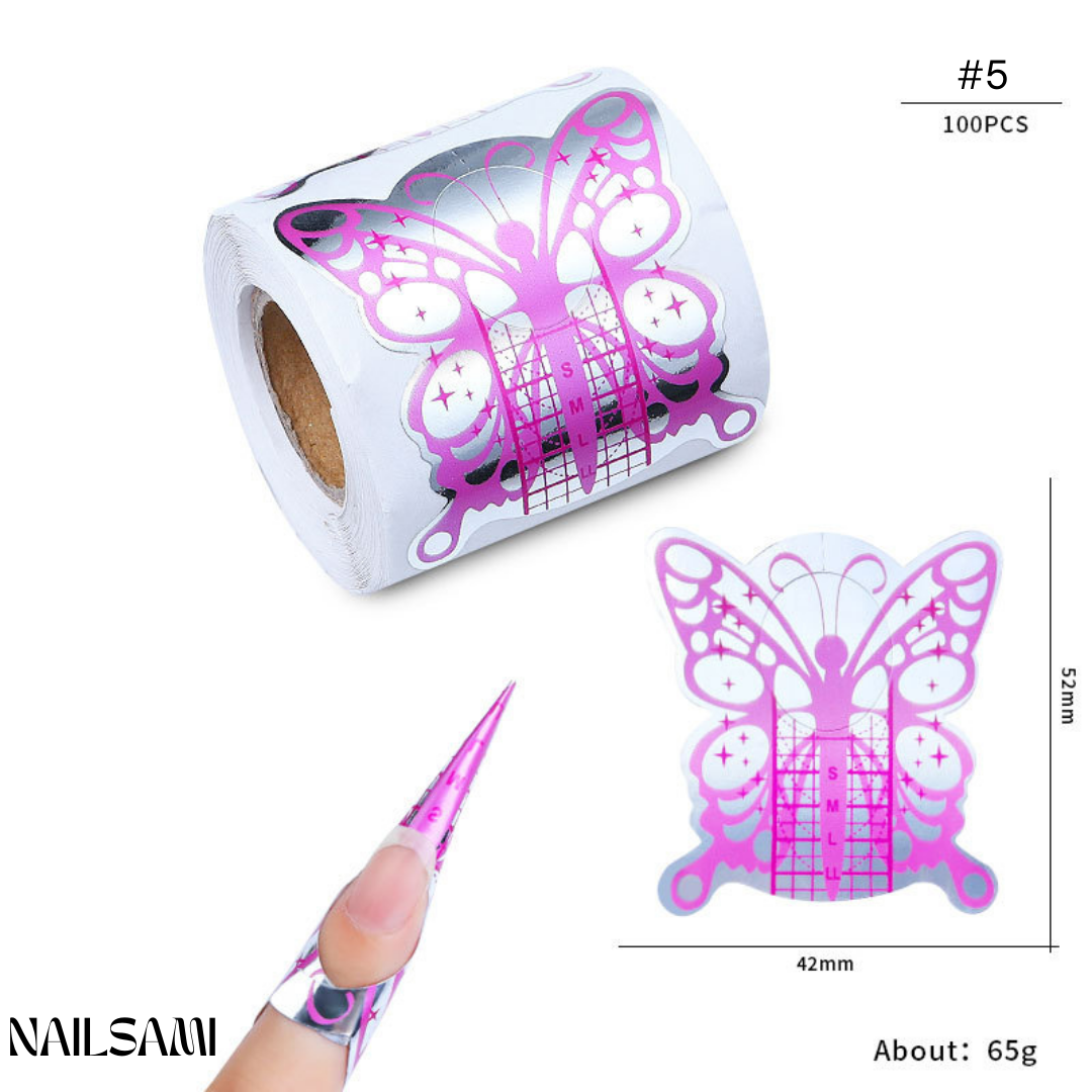 Professional Nail Forms for Polygel & Acrylic Sculping Forms