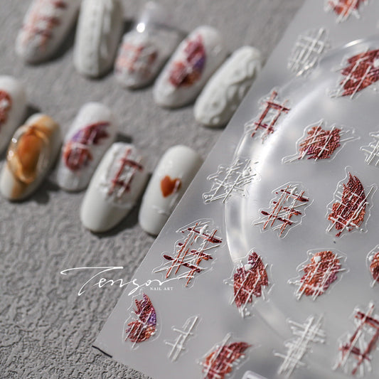 Magico 5D Engraved Nail Stickers NAILSAMI