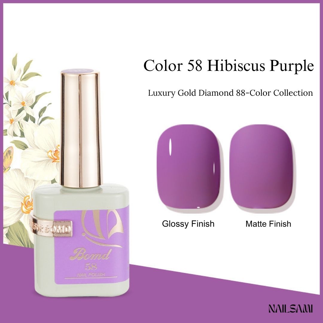 BOMD 88-Color Lux Gel Polish - Individual Bottle