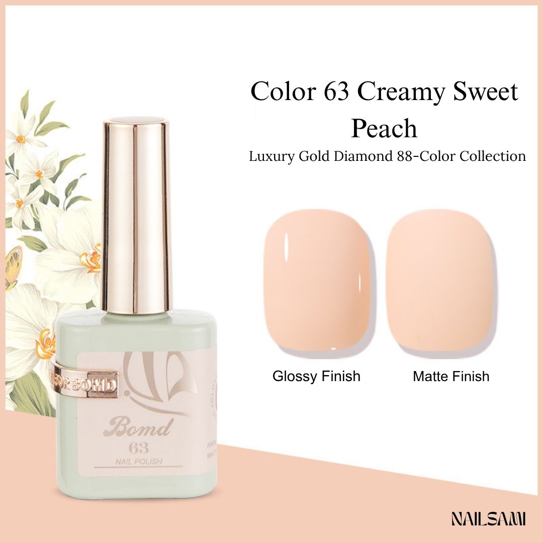 BOMD 88-Color Lux Gel Polish - Individual Bottle