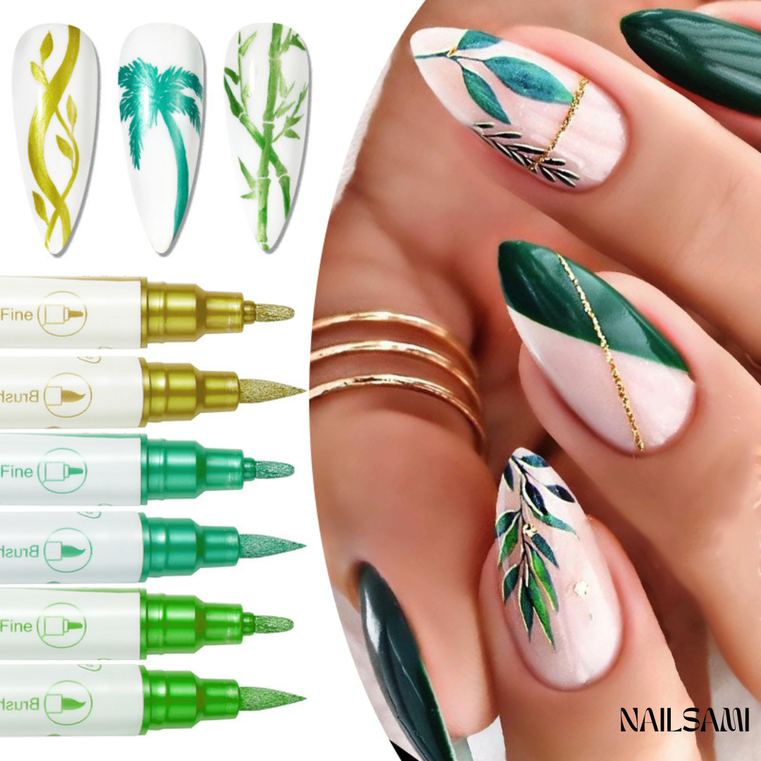 Nail Art Pen Set – Fine Line Detailing & DIY Manicure Designn