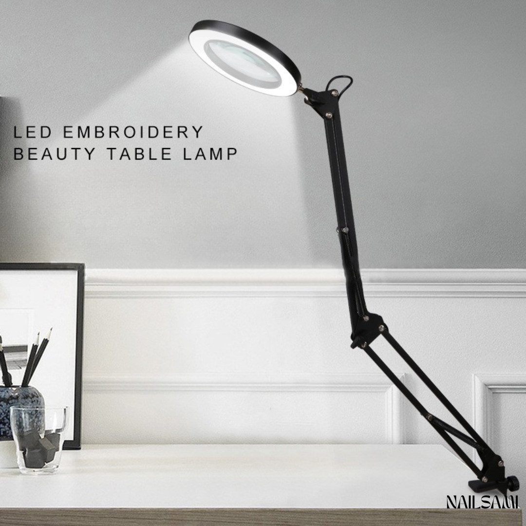 Round Nail Magnifying Lamp