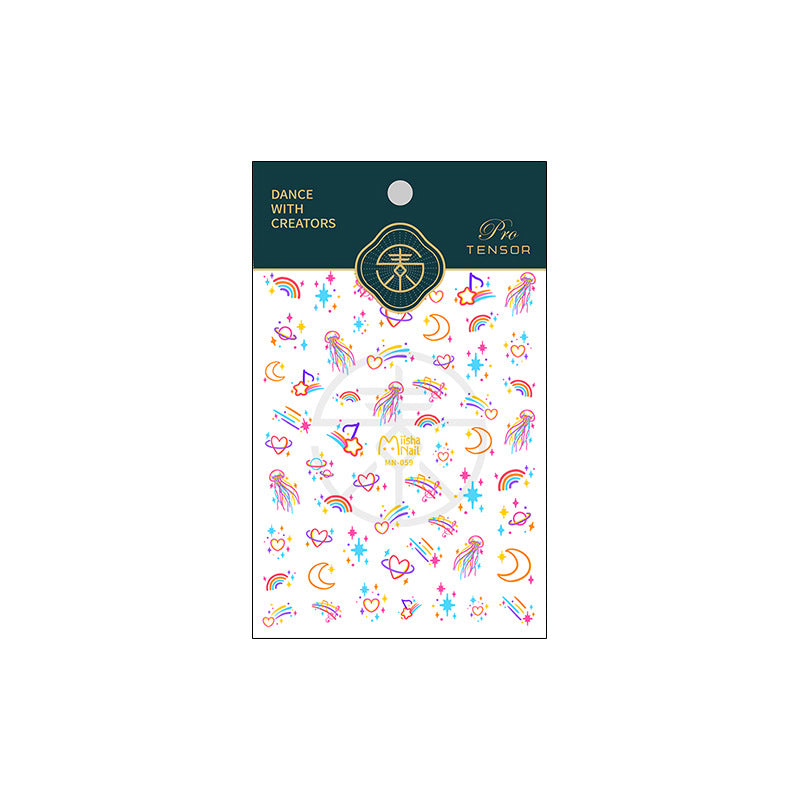 3D Whimsical Nail Stickers Fulfilled by NAILSAMI