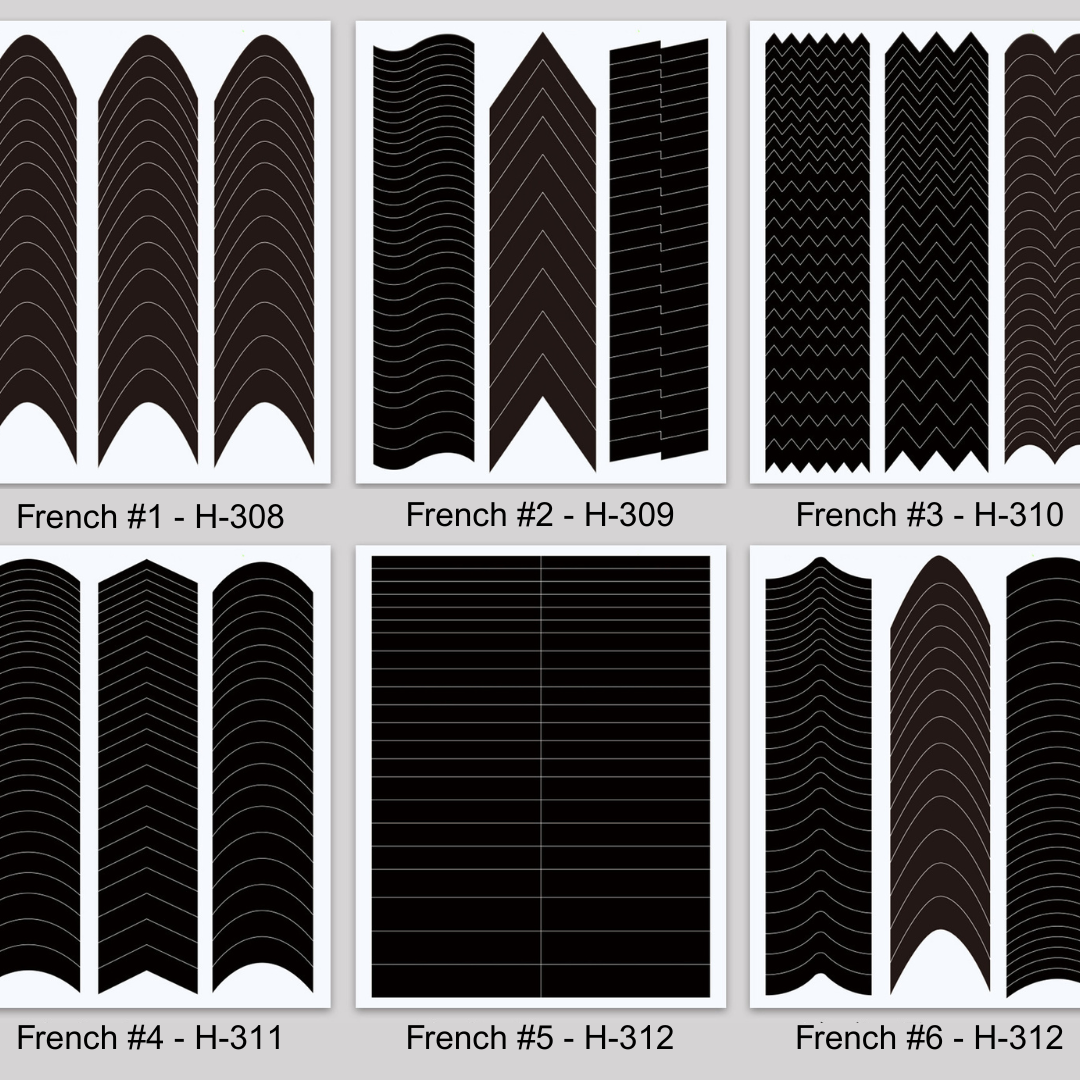 French Tip Manicure Stickers