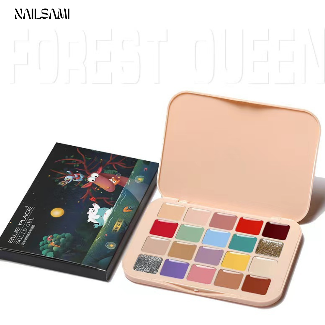 Macaron Solid Nail Gel Forest Serie